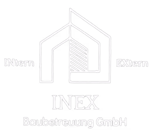 Logo, Inex bau Ermal Saraci, Inex Baubetreuung Ermal Saraci, Planung, Beratung